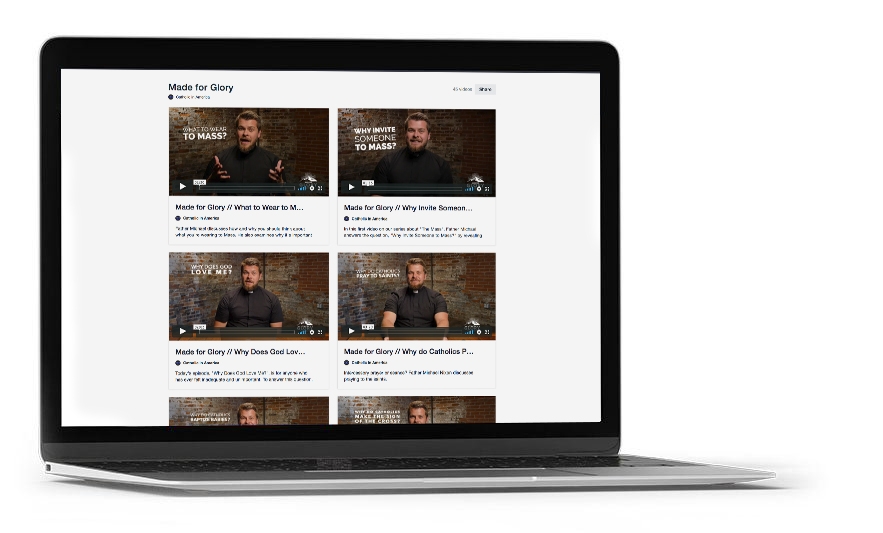 MadeForGlory_AllVideos_Mockup made for glory, father michael nixon, catholic videos