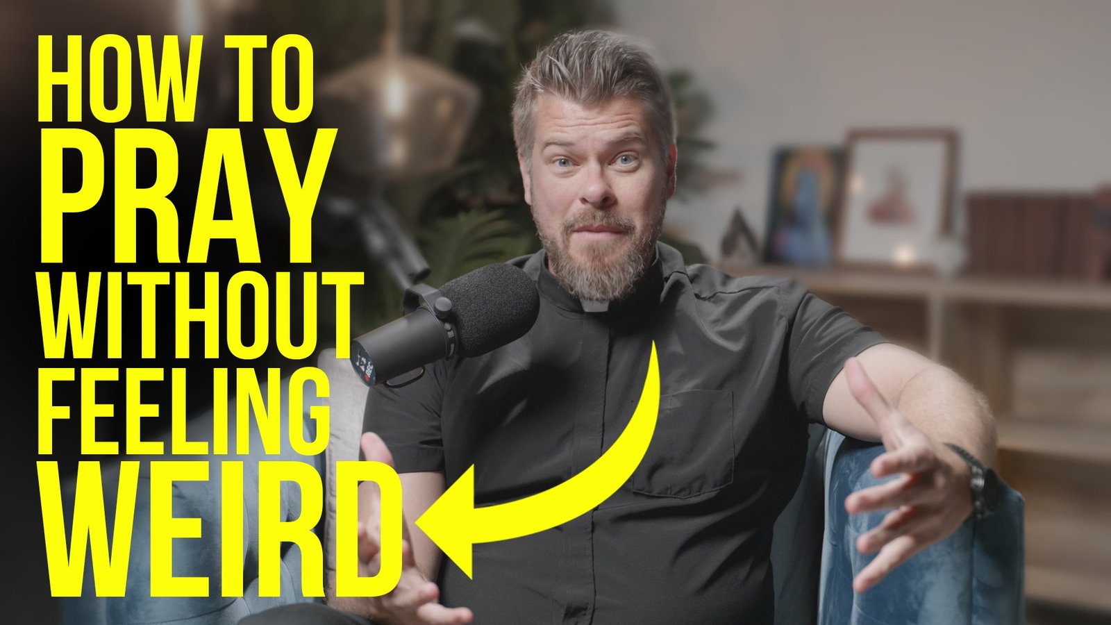 how to pray without feeling weird made for glory with father michael nixon man sitting in chair