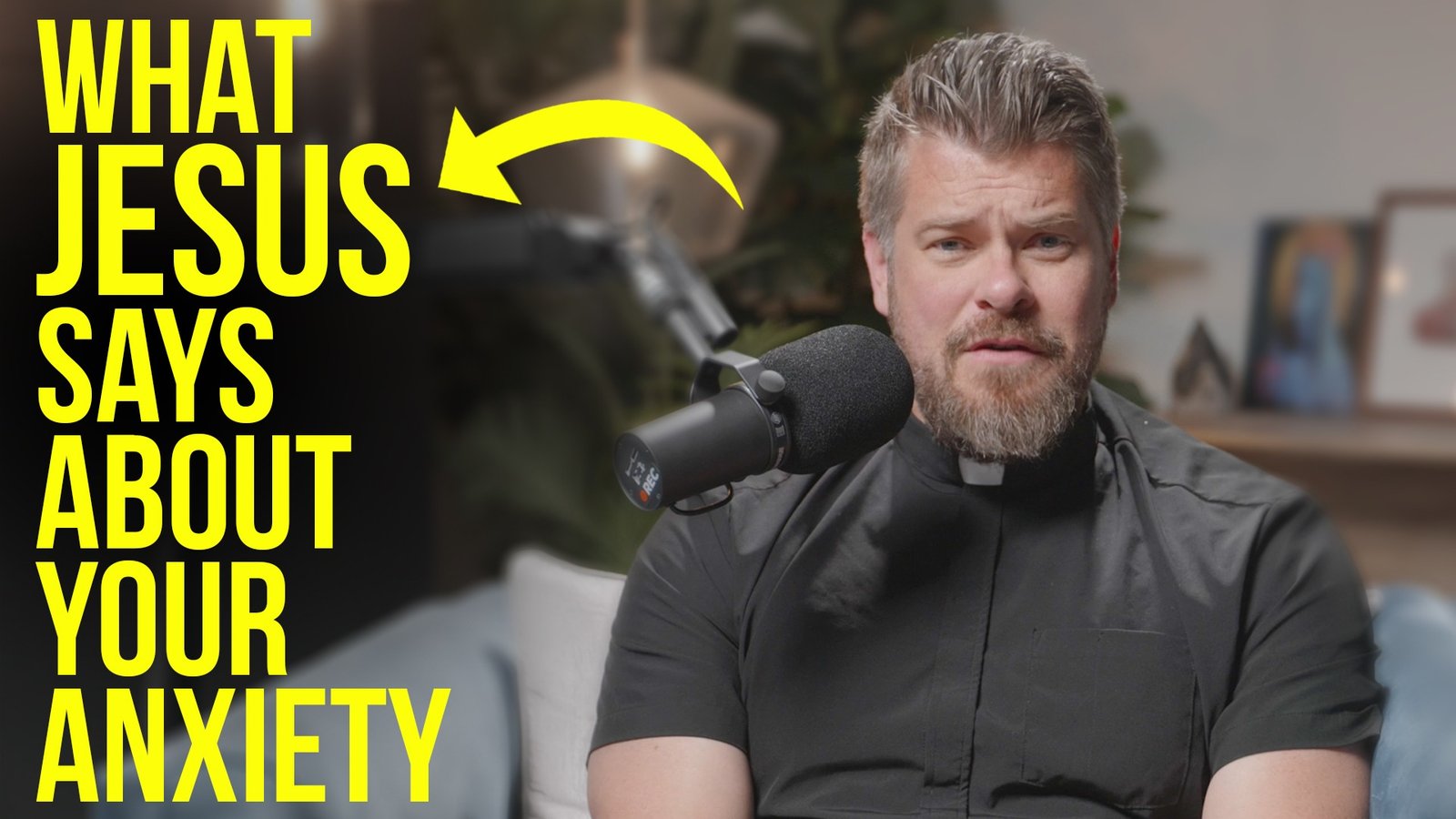 what jesus says about your anxiety father michael nixon man sitting in chari