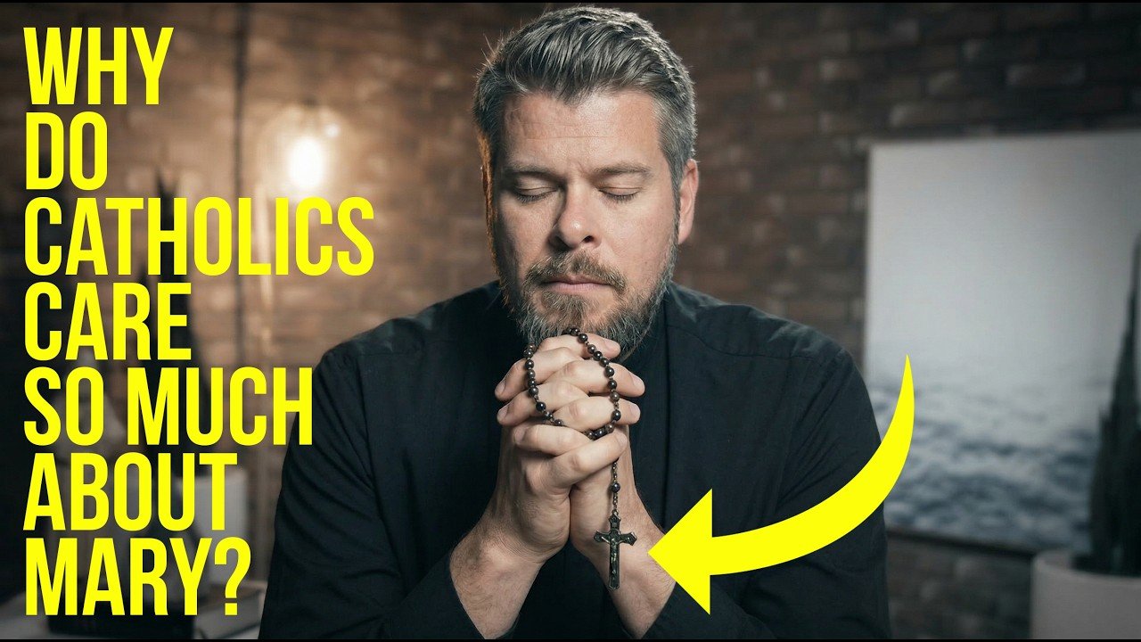 why to catholics care so much about mary father michael nixon praying with rosary in hands